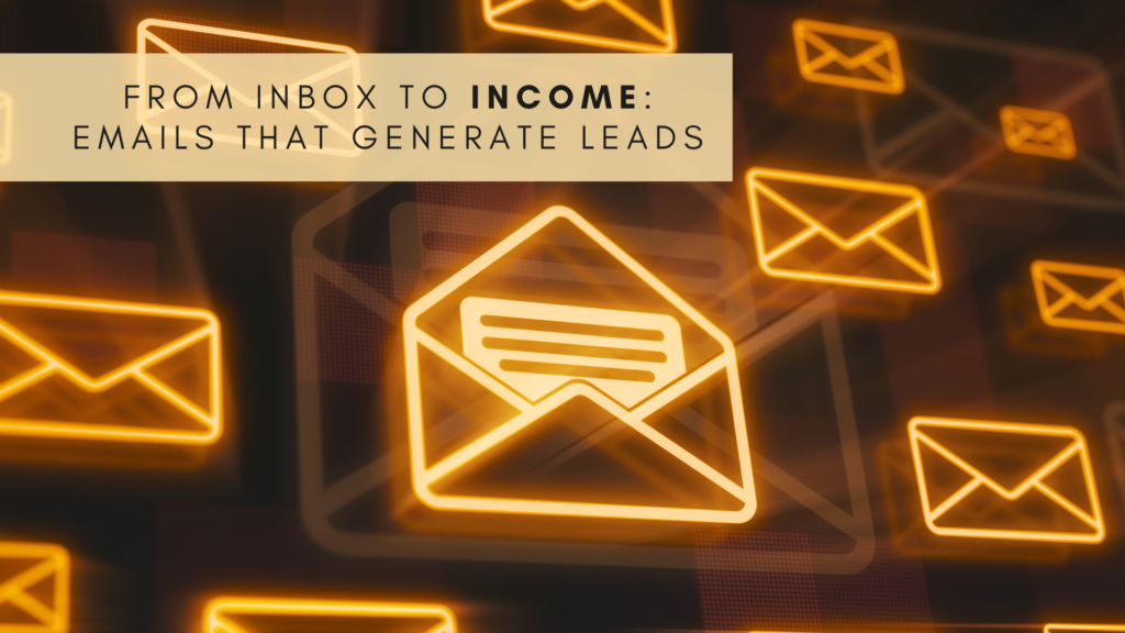 a graphic of a digital screen with an email icon and the title of the article written on it.